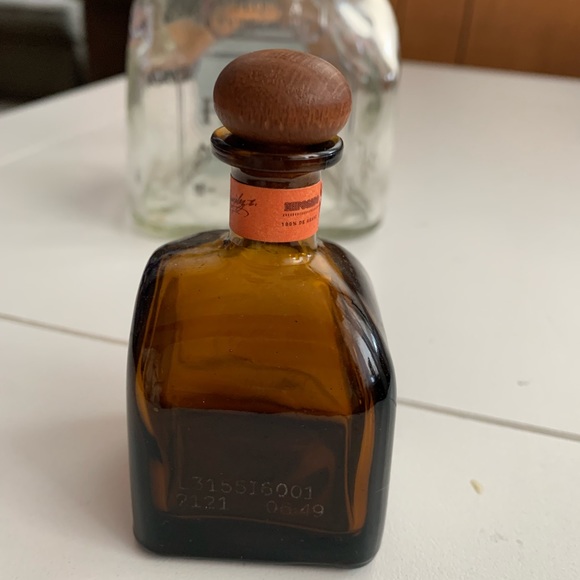Patron Silver Tequila Bottle 0.75L (750ml) Empty w Cork & Don Julio Tequila 50ml - Picture 11 of 13